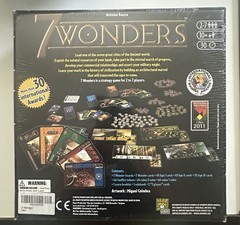 NEW SEALED – 7 Wonders Board Game Repos Production 2010