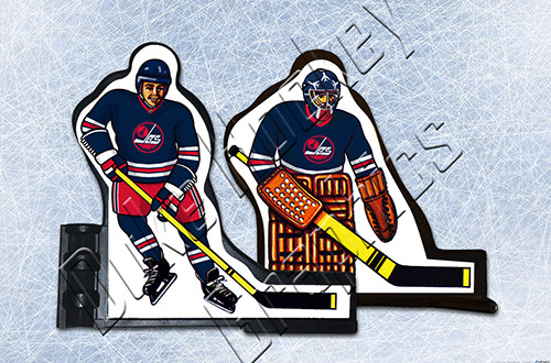 NHL Winnipeg Jets 2022-Present alternate PEEL-OFF vinyl decals Coleco compatible