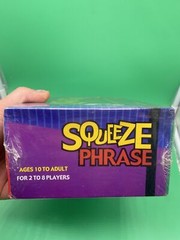 Brand New/Sealed SQUEEZE PHRASE – The Fast-Paced Game of Word Recognition