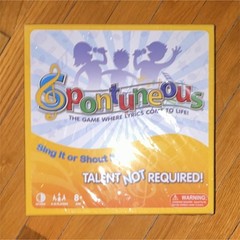 Spontuneous Party Game Music Theme 4-10 Players Ages 8+ Toy of the Year Award