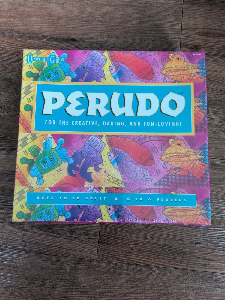 VINTAGE Perudo Liar’s Dice University Games 1994 Cups Travel Bag – NEW