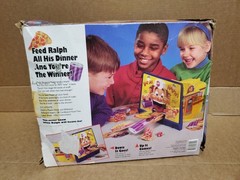 Eat at Ralph’s 1992 Motorized Fast Food Game Milton Bradley Tested (Incomplete)