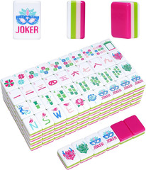 American Mahjong Tile Set(4 Layer),160 Acrylic Engraved Mahjong Tiles, Mahjong T