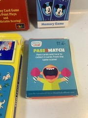 6 Assorted Kids Card Games FLASH CARDS Disney Old Maid Go Fish Vantage Insects