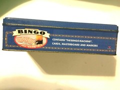Vantage Bingo machine cards Collectors Edition 1999 game in a Tin CARDINAL box