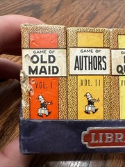 Vintage 1930s Russell Library of Games Set of 6 Complete Miniature Card Games US
