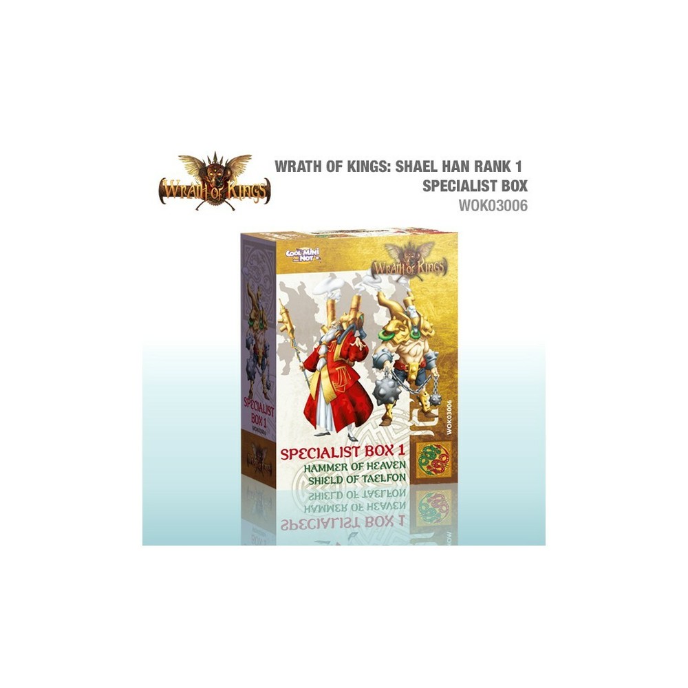 Wrath of Kings Specialist Box 1 Hammer of Heaven Shield of Taelfon SEALED CMON