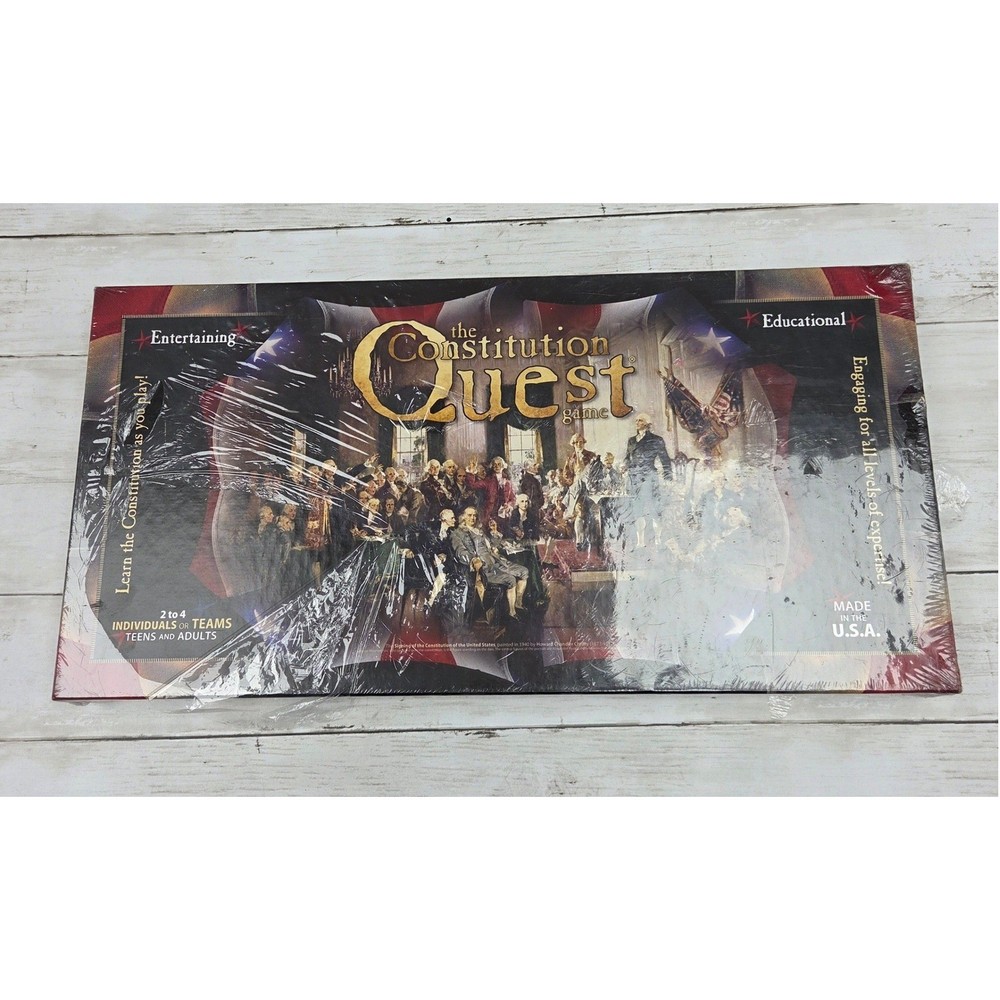 Cognitive Square The Constitution Quest Game Board Game New
