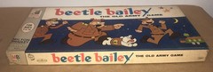 Vintage 1963 Beetle Bailey The Old Army Game No. 4424 BOARD GAME MILITARY KING F