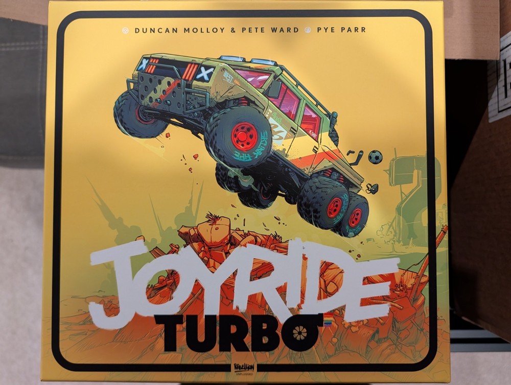 Joyride TURBO with Kickstarter Wooden Components, All In, Complete Game.