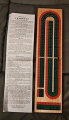 Wooden 3 Track Cribbage Game Board Brand New Never Used Beautiful