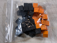 18x Coal Cubes 30x Coal Cubes 2018 Brass Birmingham Replacement Pieces Parts