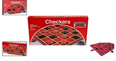 Timeless Checkers Board Game – Complete Set with Folding Board & Instructions