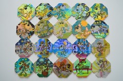 Rock & Chester Matutano Chips Super TazoFlash FOIL Tazos Complete Set 20/20