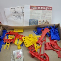 vintage 1964 Crazy Clock Game Ideal “99%” complete!