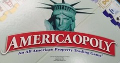 Monopoly – Americaopoly Edition United States US – Game Board Replacement Only