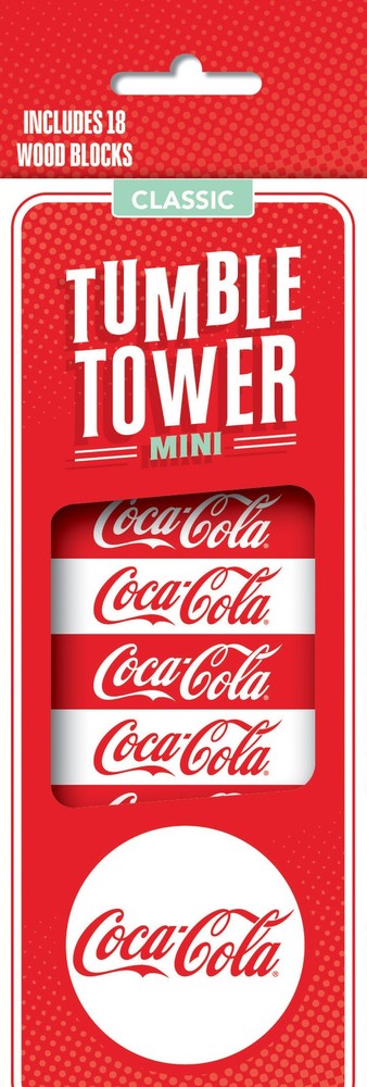 MasterPieces – Coca-Cola – Officially Licensed Mini Tumble Tower Game