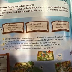 Draftosaurus Board Game by Ankama – Open Box Complete 2-5 Players With Rules