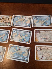 Ticket to Ride Game Pieces Regular Routes Replacement Cards 37 cards Parts Cards