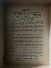 Vintage Bunny Tiddledy Winks Parker Brothers Game
