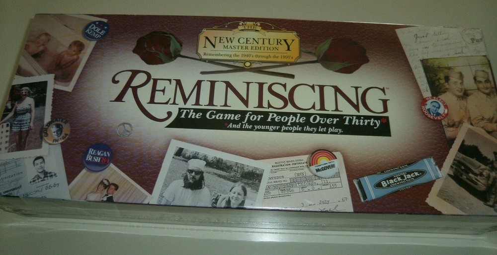 Reminiscing Millennium Edition 1940’s thru 1990’s Board Game New Sealed