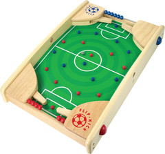 Flipkick Wooden Tabletop Soccer Game – Fun Indoor Sport for Kids & Family