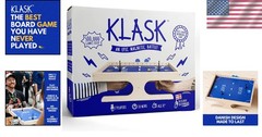 Klask: The Engaging Magnetic Game of Skill for Kids & Adults – Portable Fun!