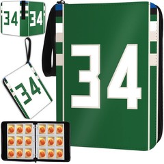 Basketball Card Binder with Sleeves 900 Pocket, #34 900, 34 Green