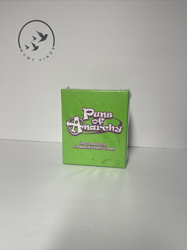 Puns of Anarchy – The Outrageous Pun-Making Game – No Bands, Movies Wordplay NEW