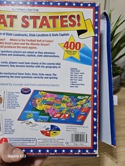 Great States Board Game Trivia Geography 2-6 Player 7+ Years