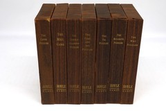Vintage Hoyle Official Games Walnut Puzzle Set Complete 7 Games Stancraft 1964