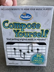 ThinkFun Compose Yourself Star Writing Original Music In Minutes 60 Music Cards.