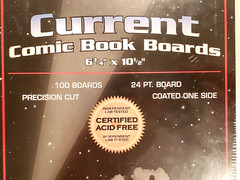 BCW Current Comic Backing Backer Boards Pack of 100 6 3/4 X 10 1/2 Acid Free New