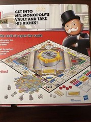 Monopoly Secret Vault Board Game for Kids Ages 8 and Up, Family Board Game for