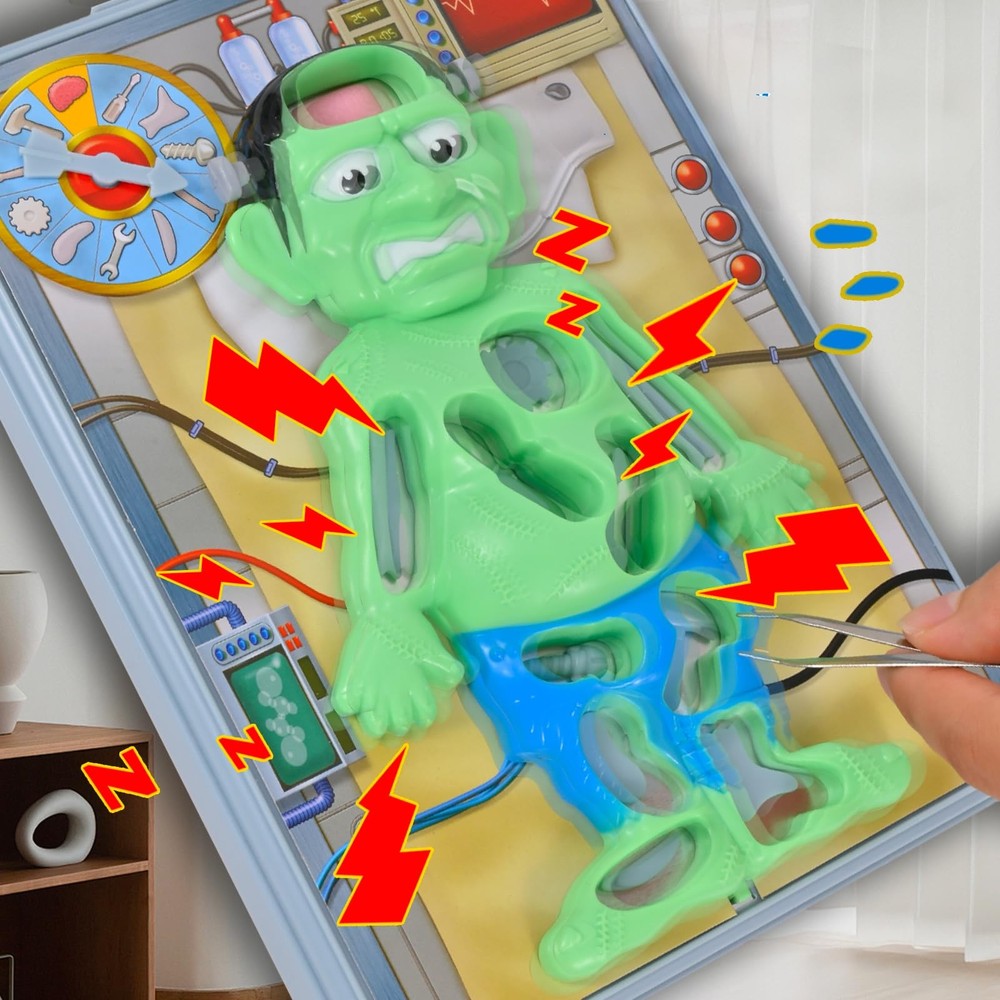 Operated Monster Board Game for Kids Ages 3-8-12 Years Old with Tweezers and …