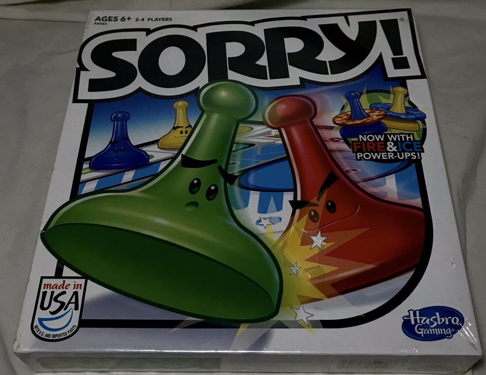 Hasbro Sorry Family Board Game – A5065 NEW SEALED