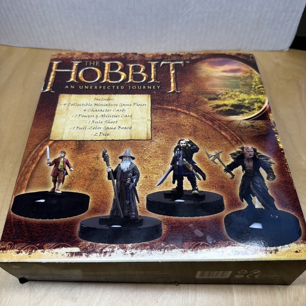 2012 The Hobbit An Unexpected Journey 4 Figure Mini Game Complete LN