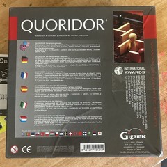 Quoridor Board Game Gigamic Wood Strategy Abstract Maze Game Complete Vintage