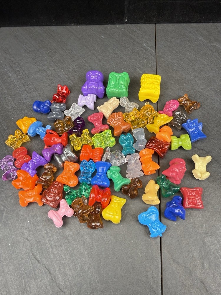 Lot of 60 Random and 3 Monster Gogos Crazy Bones B
