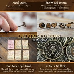 Board Game Salem 1692 Deluxe Edition Witch Hunt Strategy Card 4-12 Facade Games