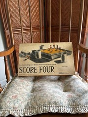 Lakeside Games Score Four Board Game 1967 Vintage, Complete Set