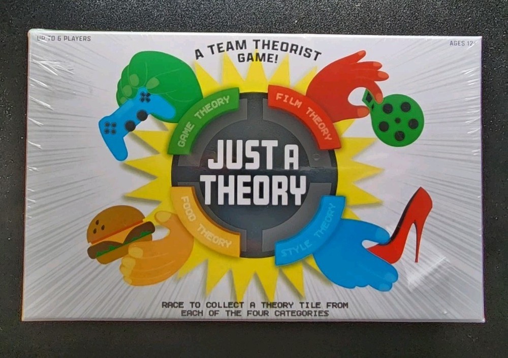 Just A Theory Team Theorist Board Game Up to 6 Players Ages 12+ NEW SEALED