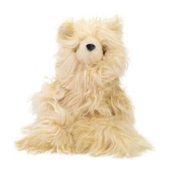 NWT ALPACA TG LONG HAIR BUNNIES BEIGE STUFFED ANIMAL TOY SIZE OS $50