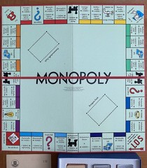 Monopoly Rare German Import 1961 Complete Wood Pcs Spiele Schmidt Excellent