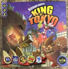 King of Tokyo Board Game COMPLETE Iello 2015 GigaMonster Richard Garfield