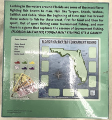 Florida Saltwater Tournament Fishing Board Game New Sealed 1992 Damaged Box