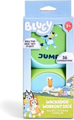 BLUEY Wackadoo Dice Imagination Act Out the Action Game | Family Game Night f…