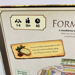 FROMAGE & FORMAGGIO BOARD GAME BUNDLE retail ed. english r2i Complete LIKENEW!