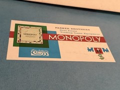 1961 Monopoly Game by Parker Brothers Complete Very Good Condition vintage