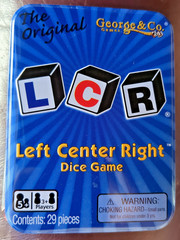 LCR® Left Center Right™ Dice Game – Blue Tin Best For Families who love games!